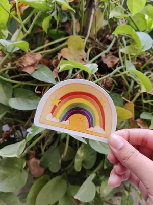 Rainbow sticker